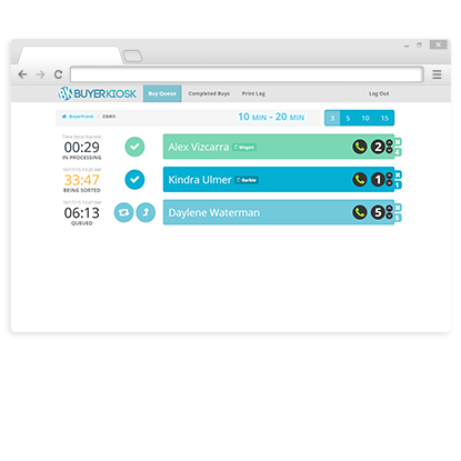Queue Management Interface